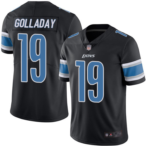 Detroit Lions Limited Black Youth Kenny Golladay Jersey NFL Football #19 Rush Vapor Untouchable->youth nfl jersey->Youth Jersey